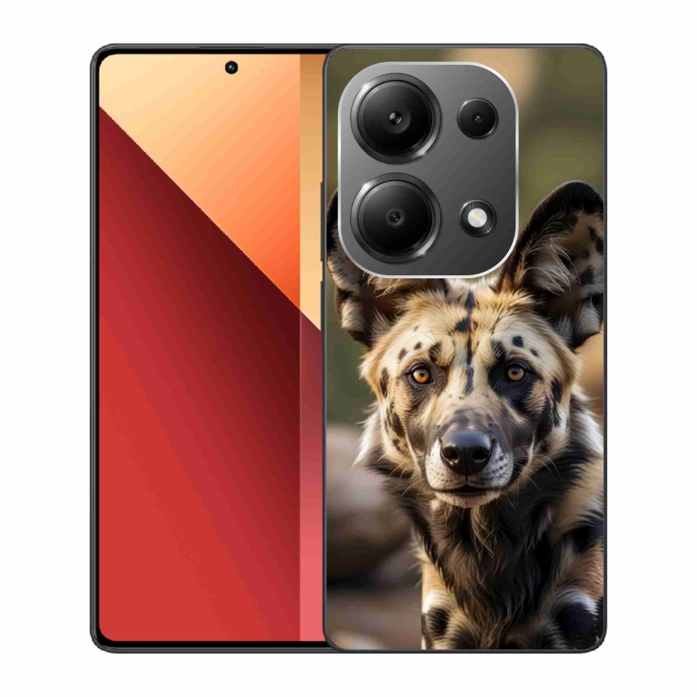 Gélový kryt mmCase na Xiaomi Redmi Note 13 Pro/Poco M6 Pro - africký divoký pes