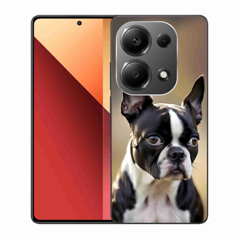 Gélový kryt mmCase na Xiaomi Redmi Note 13 Pro/Poco M6 Pro - bostonský teriér