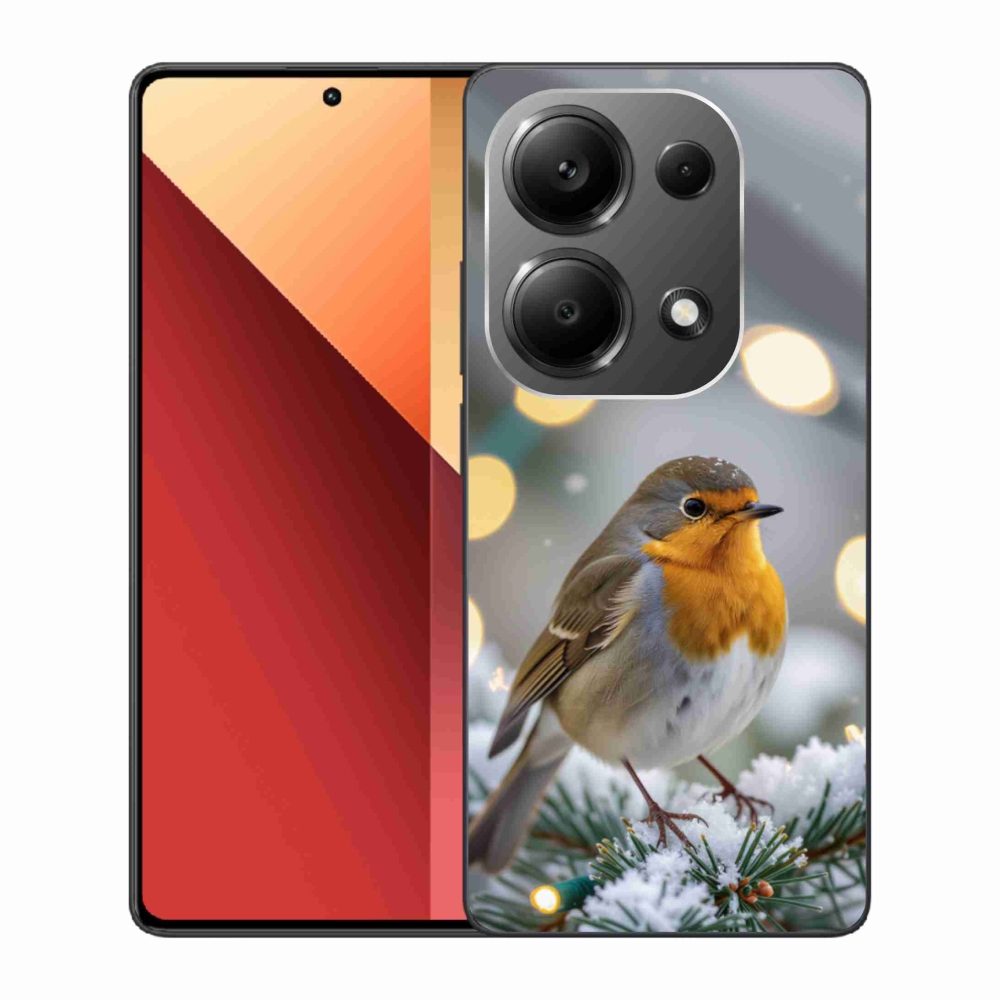 Gélový kryt mmCase na Xiaomi Redmi Note 13 Pro/Poco M6 Pro - červienka v zime