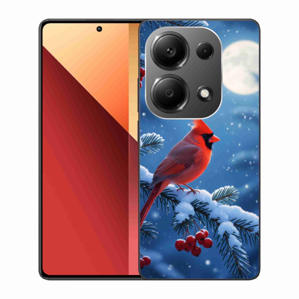 Gélový kryt mmCase na Xiaomi Redmi Note 13 Pro/Poco M6 Pro - kardinál červený