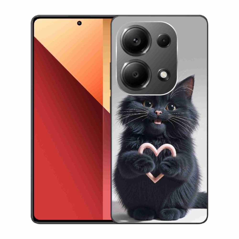 Gélový kryt mmCase na Xiaomi Redmi Note 13 Pro/Poco M6 Pro - mačacia láska 3