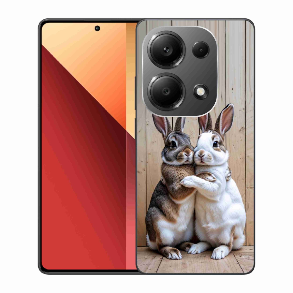 Gélový kryt mmCase na Xiaomi Redmi Note 13 Pro/Poco M6 Pro - králičie pár