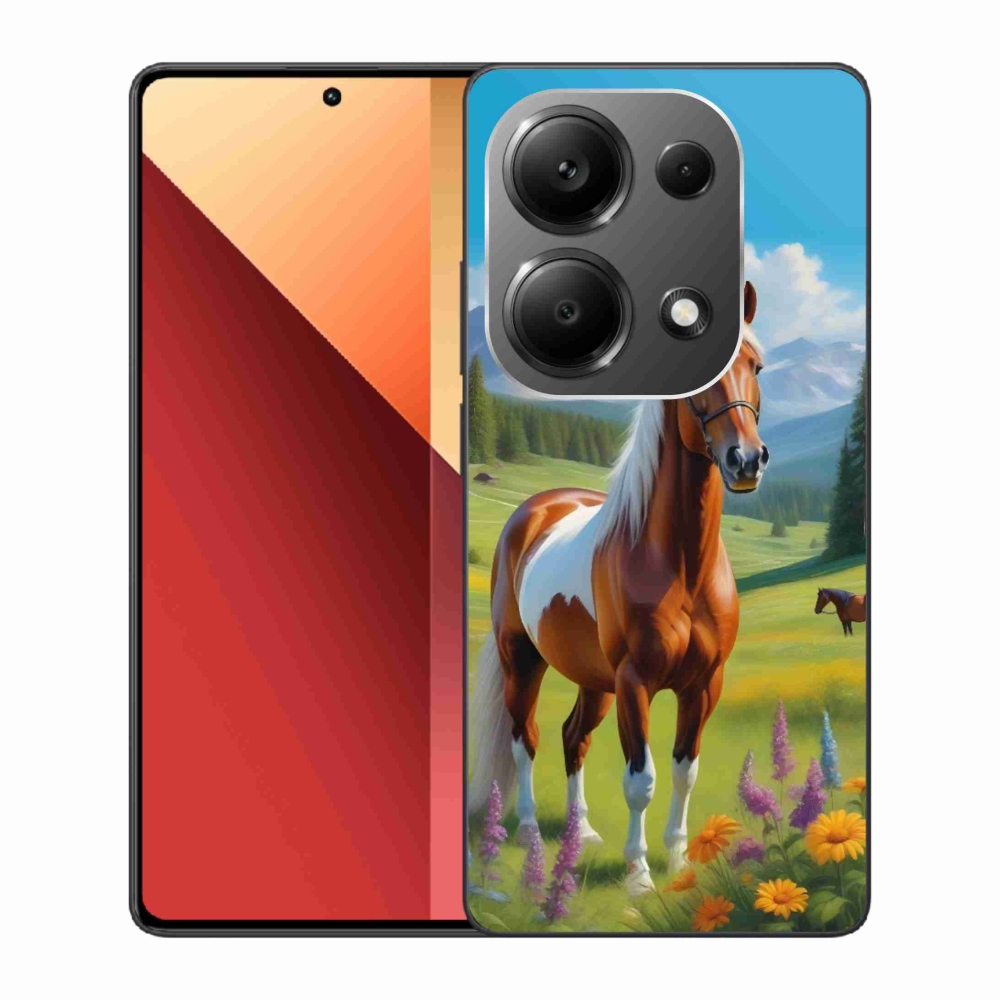 Gélový kryt mmCase na Xiaomi Redmi Note 13 Pro/Poco M6 Pro - kôň na lúke