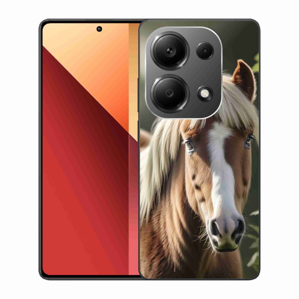 Gélový kryt mmCase na Xiaomi Redmi Note 13 Pro/Poco M6 Pro - kôň so svetlou hrivou