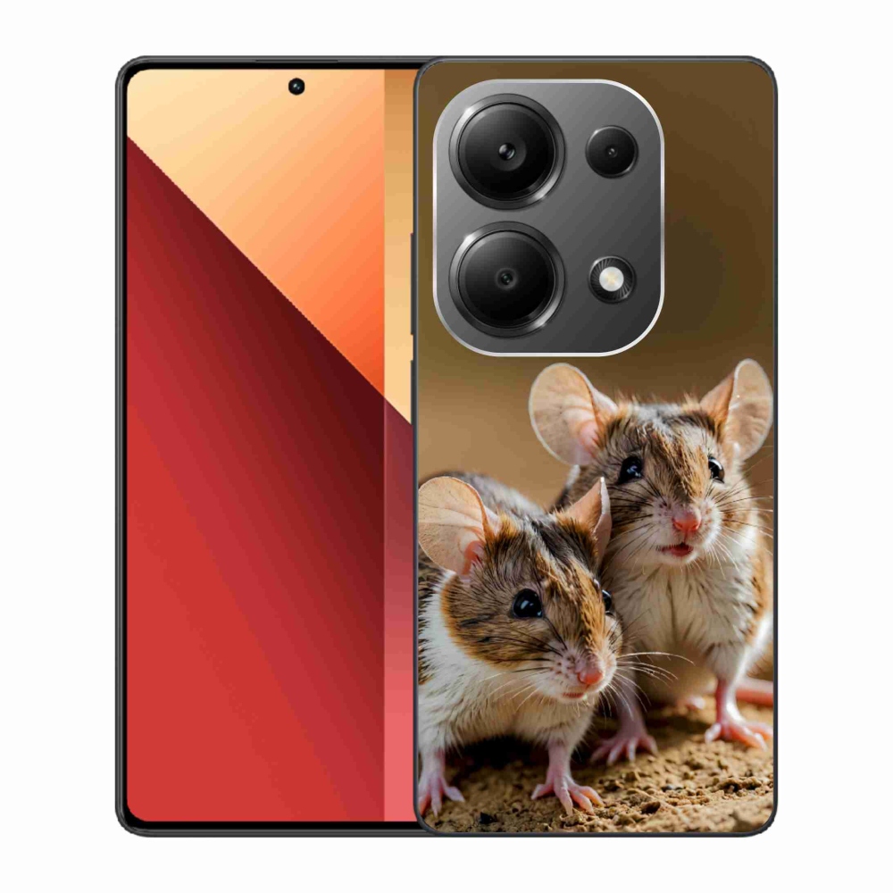 Gélový kryt mmCase na Xiaomi Redmi Note 13 Pro/Poco M6 Pro - myší duo