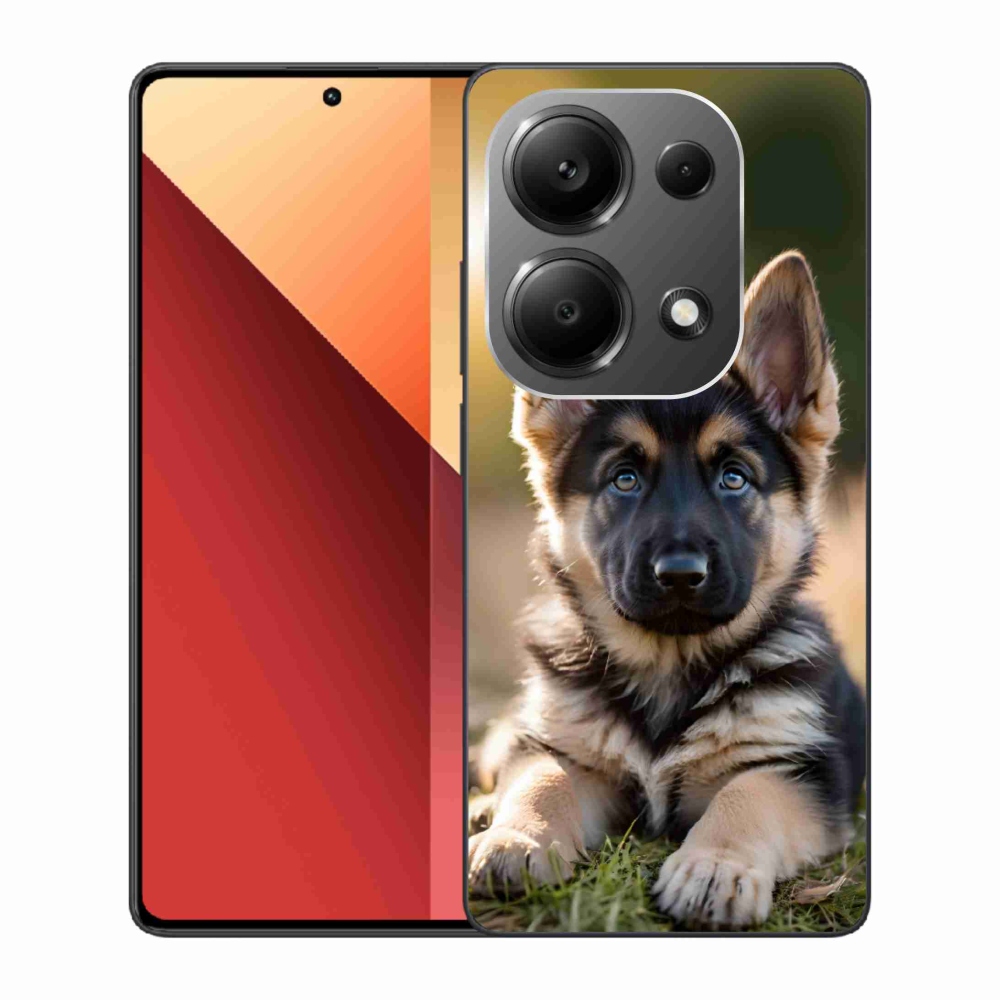 Gélový kryt mmCase na Xiaomi Redmi Note 13 Pro/Poco M6 Pro - nemecký ovčiak v prírode