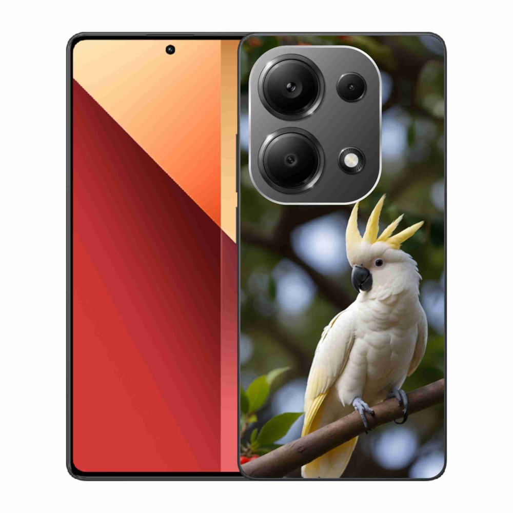 Gélový kryt mmCase na Xiaomi Redmi Note 13 Pro/Poco M6 Pro - papagáj kakadu 3