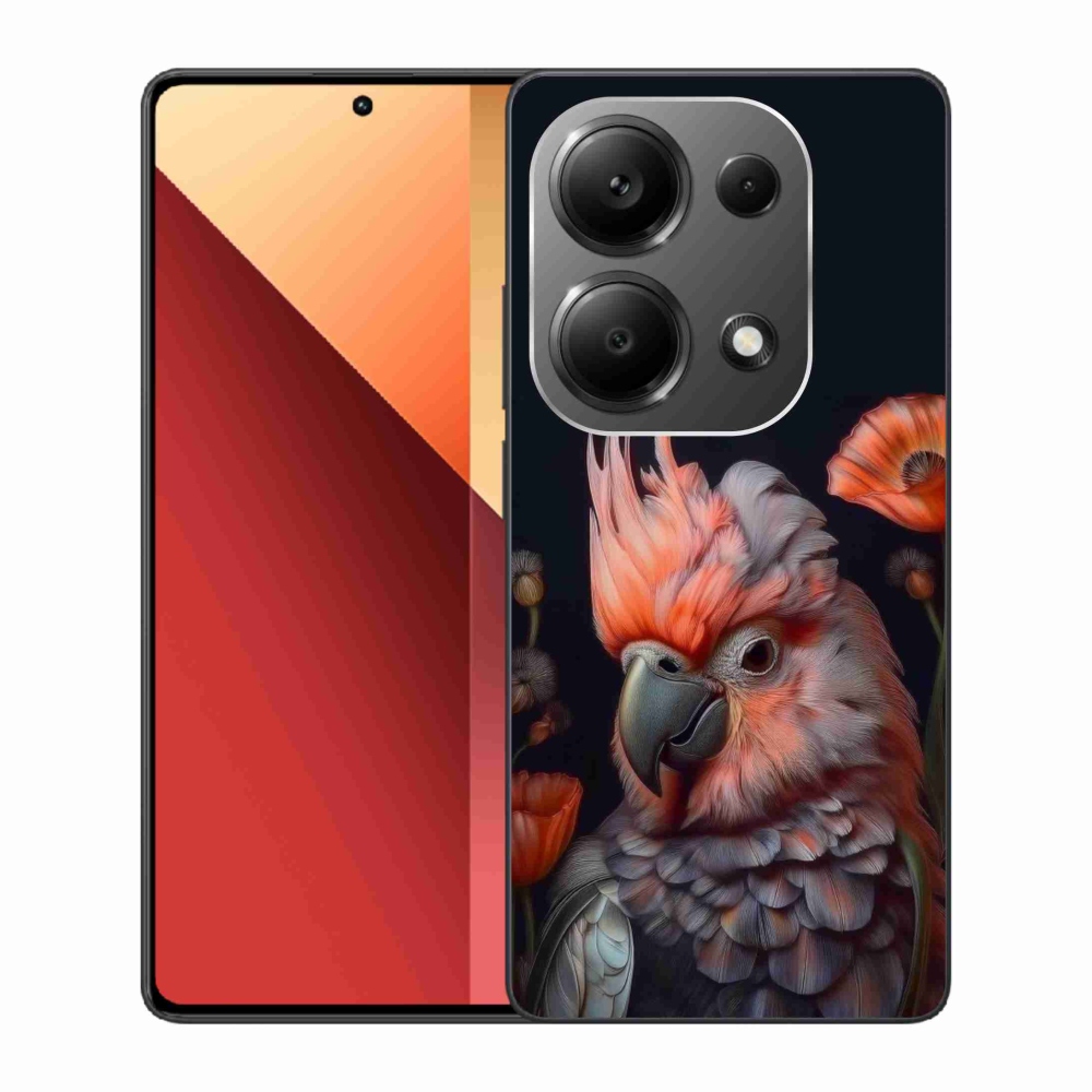 Gélový kryt mmCase na Xiaomi Redmi Note 13 Pro/Poco M6 Pro - papagáj kakadu vo farbách