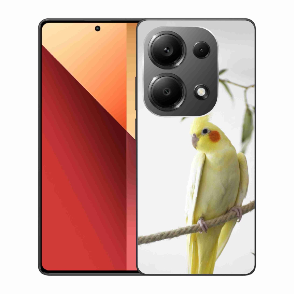 Gélový kryt mmCase na Xiaomi Redmi Note 13 Pro/Poco M6 Pro - papagáj korela chocholatá