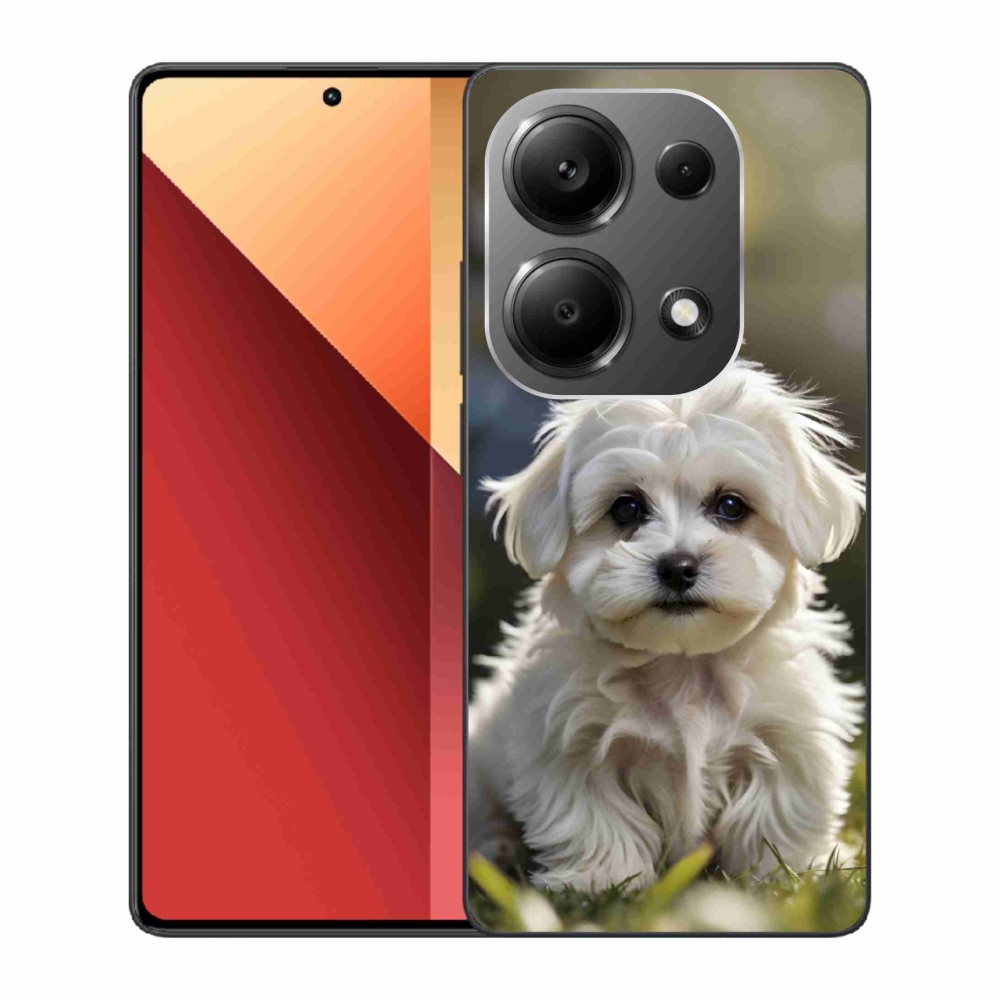 Gélový kryt mmCase na Xiaomi Redmi Note 13 Pro/Poco M6 Pro - roztomilý maltézsky psík
