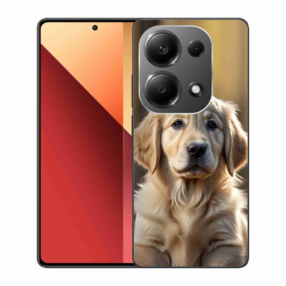 Gélový kryt mmCase na Xiaomi Redmi Note 13 Pro/Poco M6 Pro - roztomilý zlatý retriever