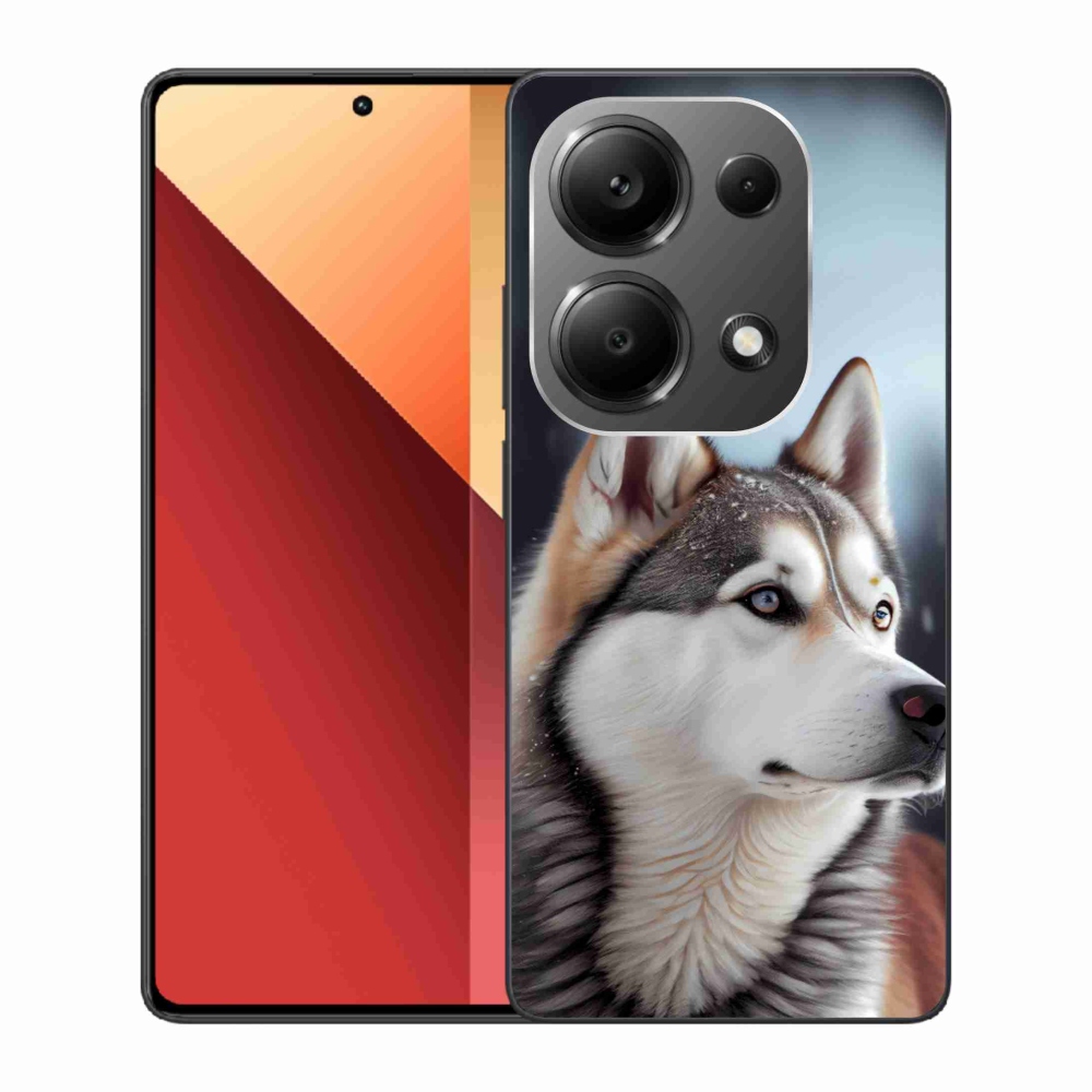 Gélový kryt mmCase na Xiaomi Redmi Note 13 Pro/Poco M6 Pro - sibírsky husky