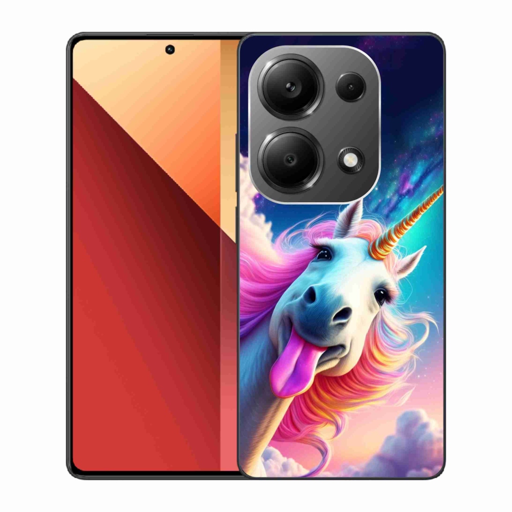 Gélový kryt mmCase na Xiaomi Redmi Note 13 Pro/Poco M6 Pro - šialený jednorožec