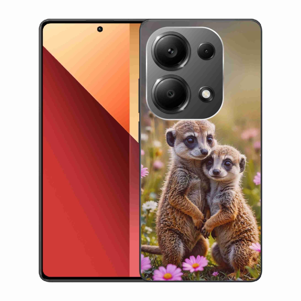 Gélový kryt mmCase na Xiaomi Redmi Note 13 Pro/Poco M6 Pro - surikatí duo