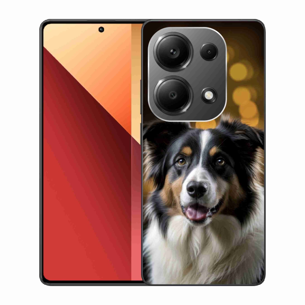 Gélový kryt mmCase na Xiaomi Redmi Note 13 Pro/Poco M6 Pro - usmievavý austrálsky ovčiak