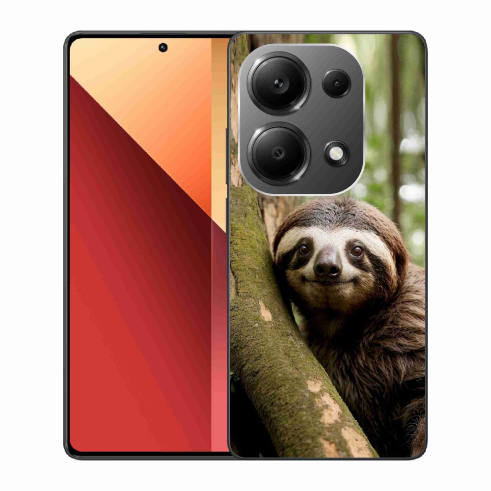 Gélový kryt mmCase na Xiaomi Redmi Note 13 Pro/Poco M6 Pro - usmievavý leňochod