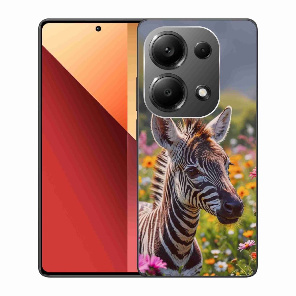Gélový kryt mmCase na Xiaomi Redmi Note 13 Pro/Poco M6 Pro - zebra na lúke