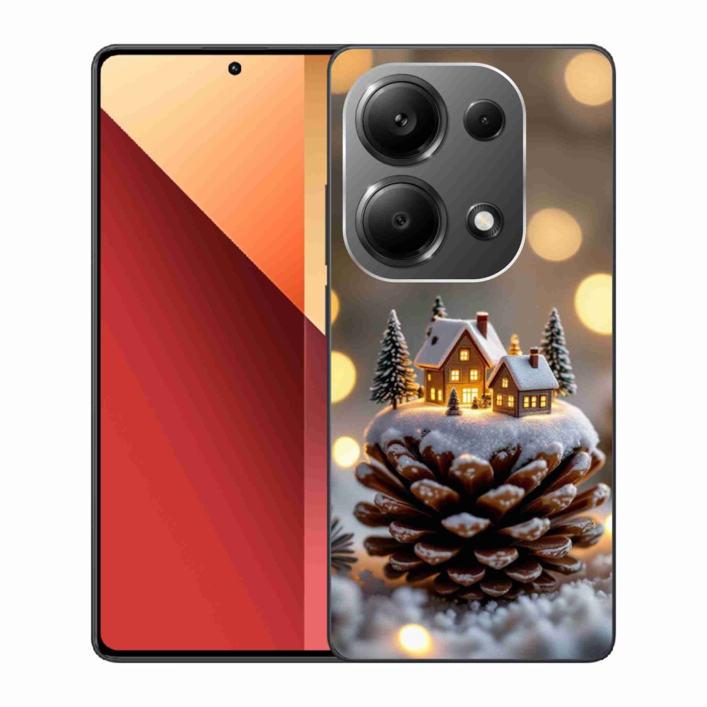 Gélový kryt mmCase na Xiaomi Redmi Note 13 Pro/Poco M6 Pro - zimná dedinka