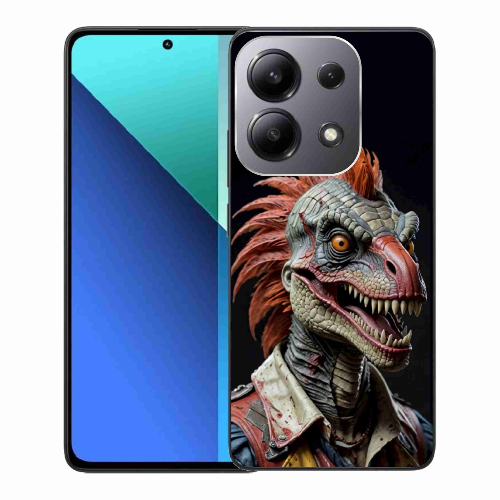 Gélový kryt mmCase na Xiaomi Redmi Note 13 - punk dinosaurus