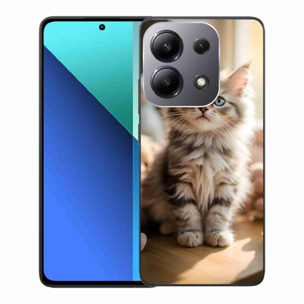Gélový kryt mmCase na Xiaomi Redmi Note 13 - roztomilé mačiatko 10