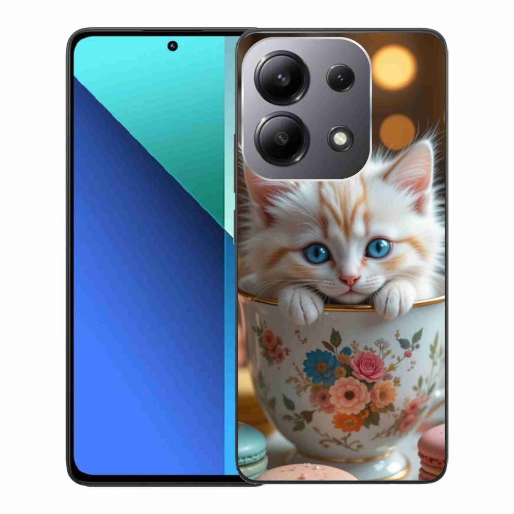 Gélový kryt mmCase na Xiaomi Redmi Note 13 - roztomilé mačiatko 6