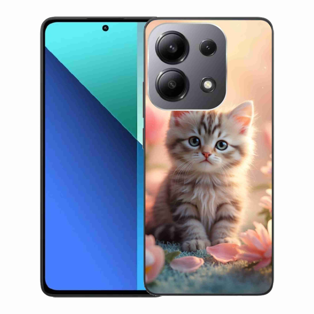 Gélový kryt mmCase na Xiaomi Redmi Note 13 - roztomilé mačiatko 8