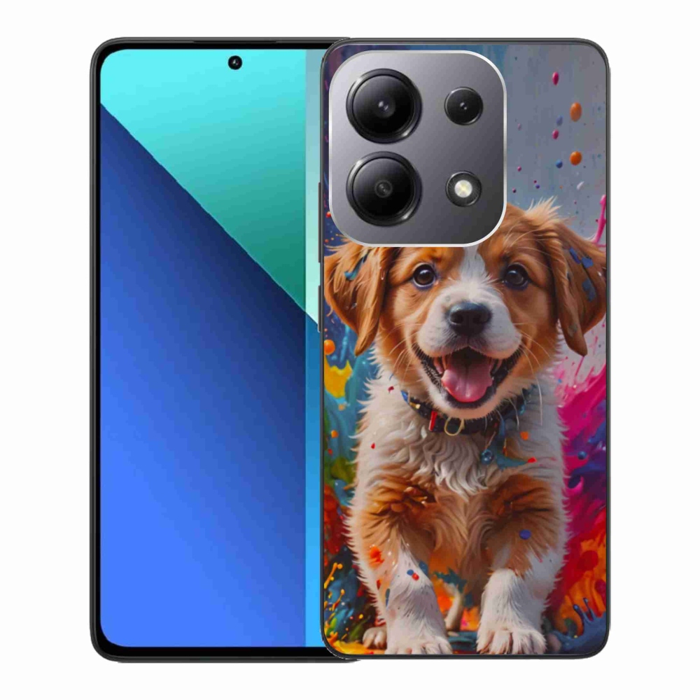 Gélový kryt mmCase na Xiaomi Redmi Note 13 - roztomilé šteňa 3