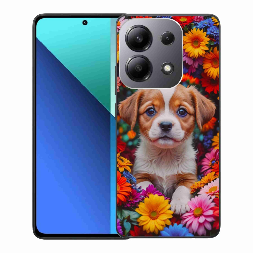 Gélový kryt mmCase na Xiaomi Redmi Note 13 - roztomilé šteňa
