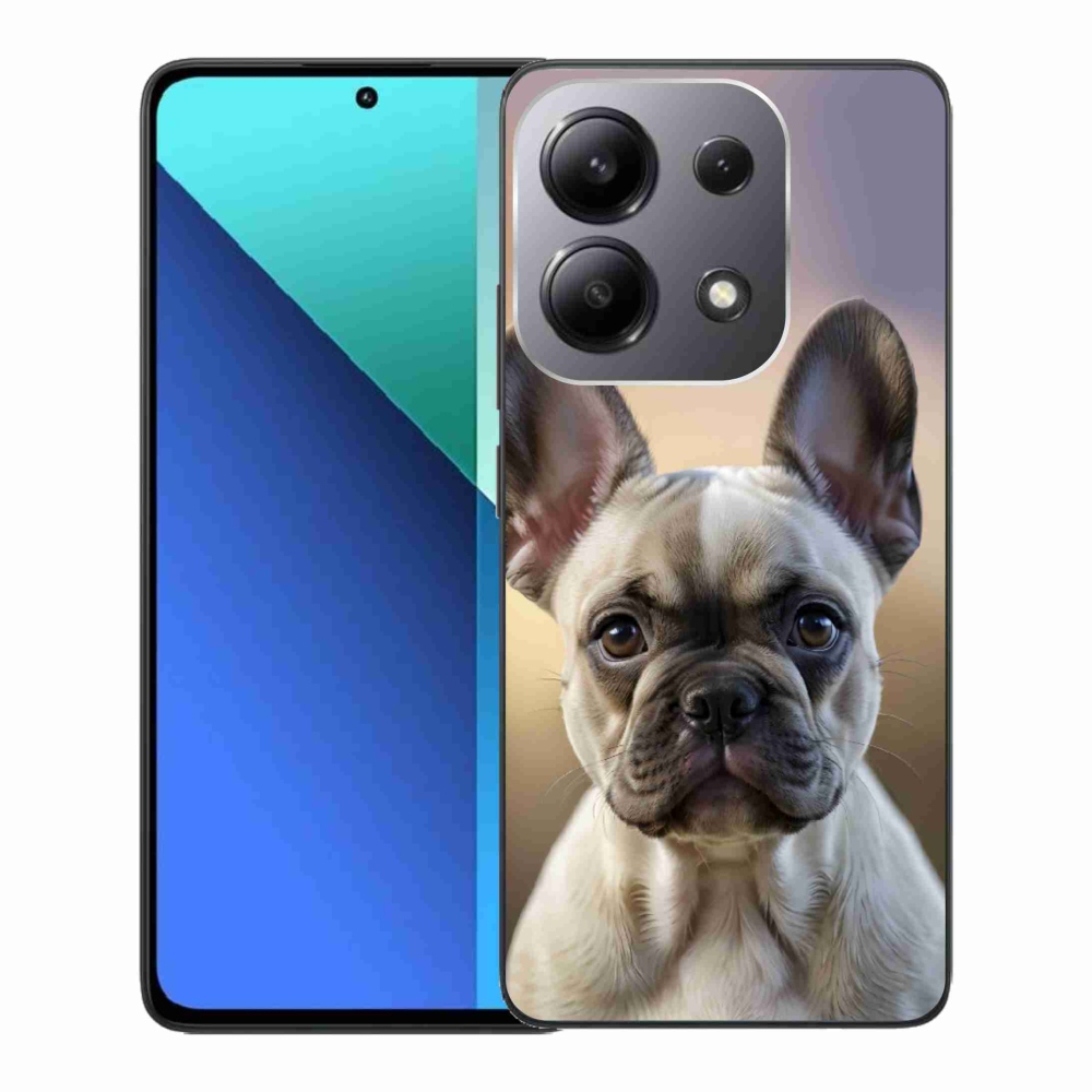Gélový kryt mmCase na Xiaomi Redmi Note 13 - roztomilý francúzsky buldoček
