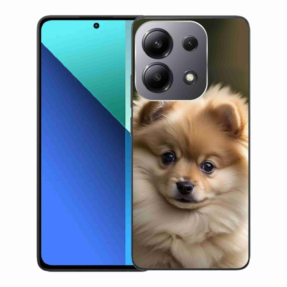 Gélový kryt mmCase na Xiaomi Redmi Note 13 - roztomilý pomeranian 2