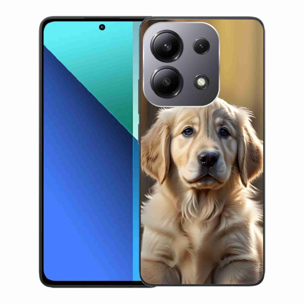 Gélový kryt mmCase na Xiaomi Redmi Note 13 - roztomilý zlatý retriever