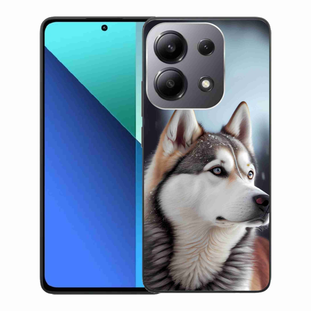 Gélový kryt mmCase na Xiaomi Redmi Note 13 - sibírsky husky