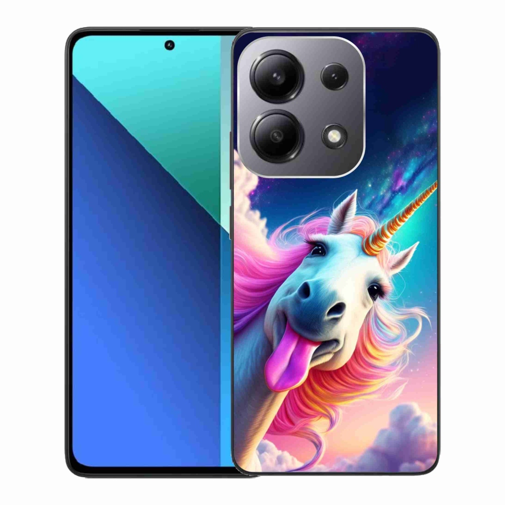 Gélový kryt mmCase na Xiaomi Redmi Note 13 - šialený jednorožec