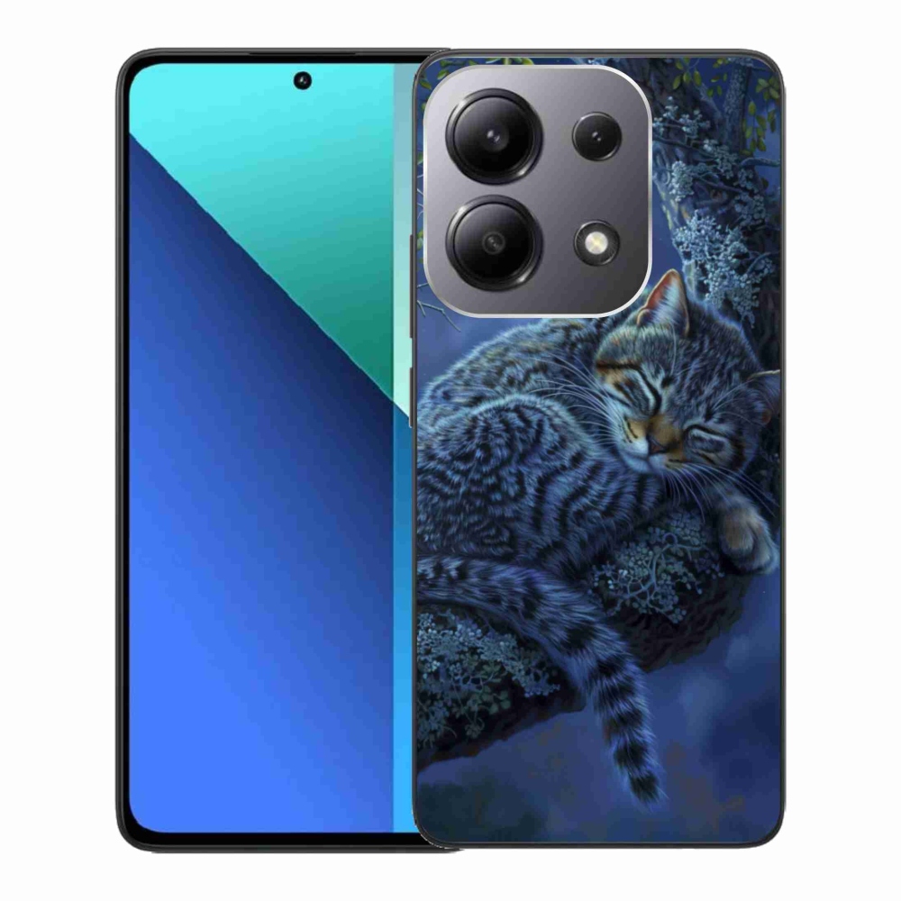 Gélový kryt mmCase na Xiaomi Redmi Note 13 - spiaca mačka