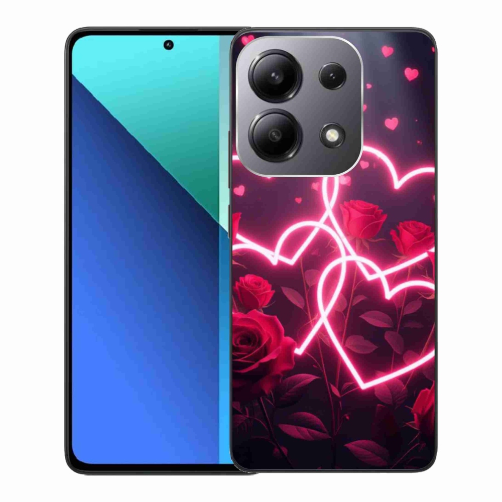 Gélový kryt mmCase na Xiaomi Redmi Note 13 - srdce lásky
