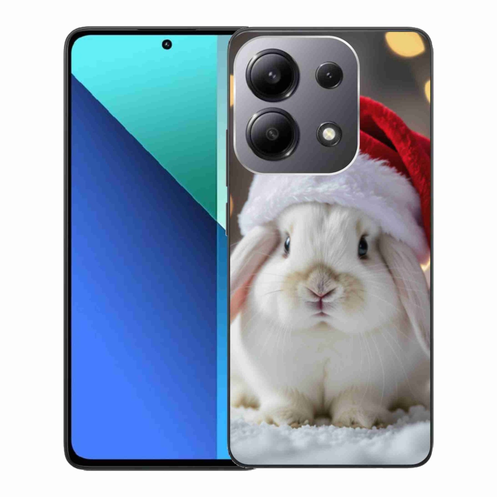 Gélový kryt mmCase na Xiaomi Redmi Note 13 - vianočný králik