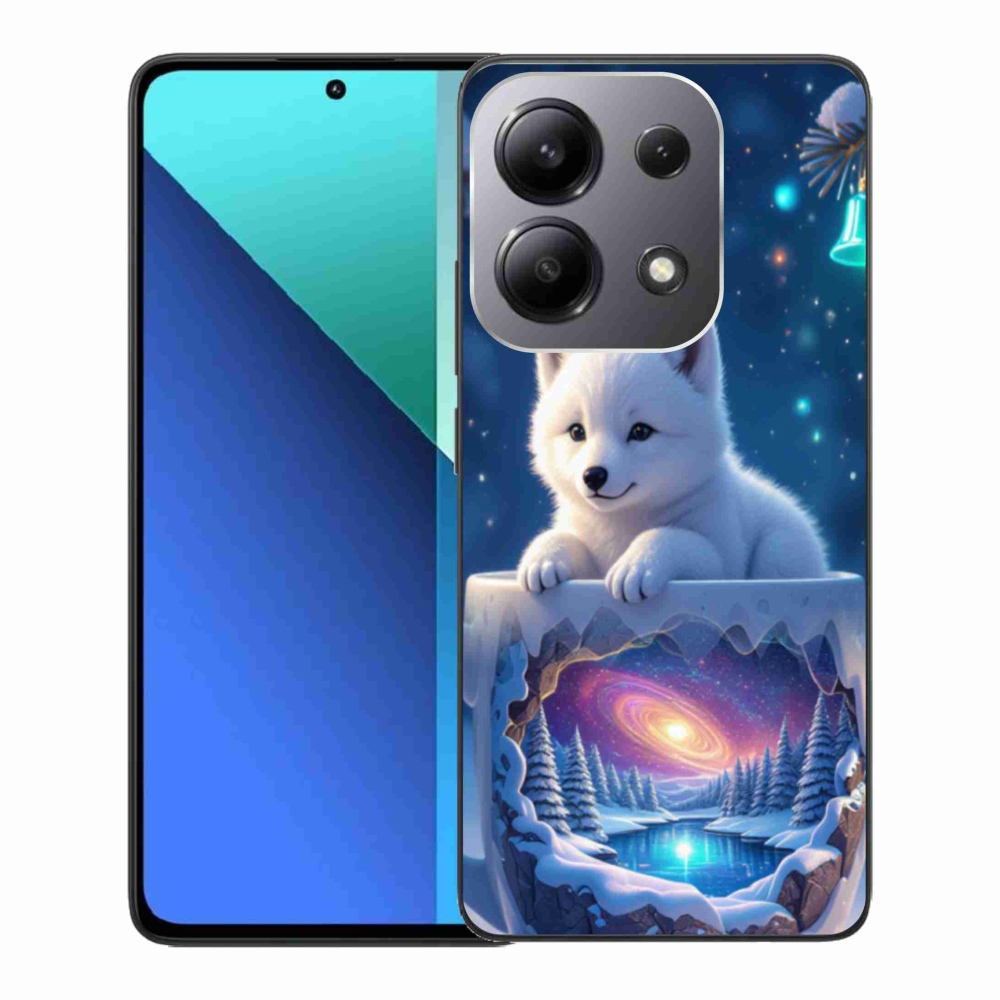 Gélový kryt mmCase na Xiaomi Redmi Note 13 - vianočné šteňa