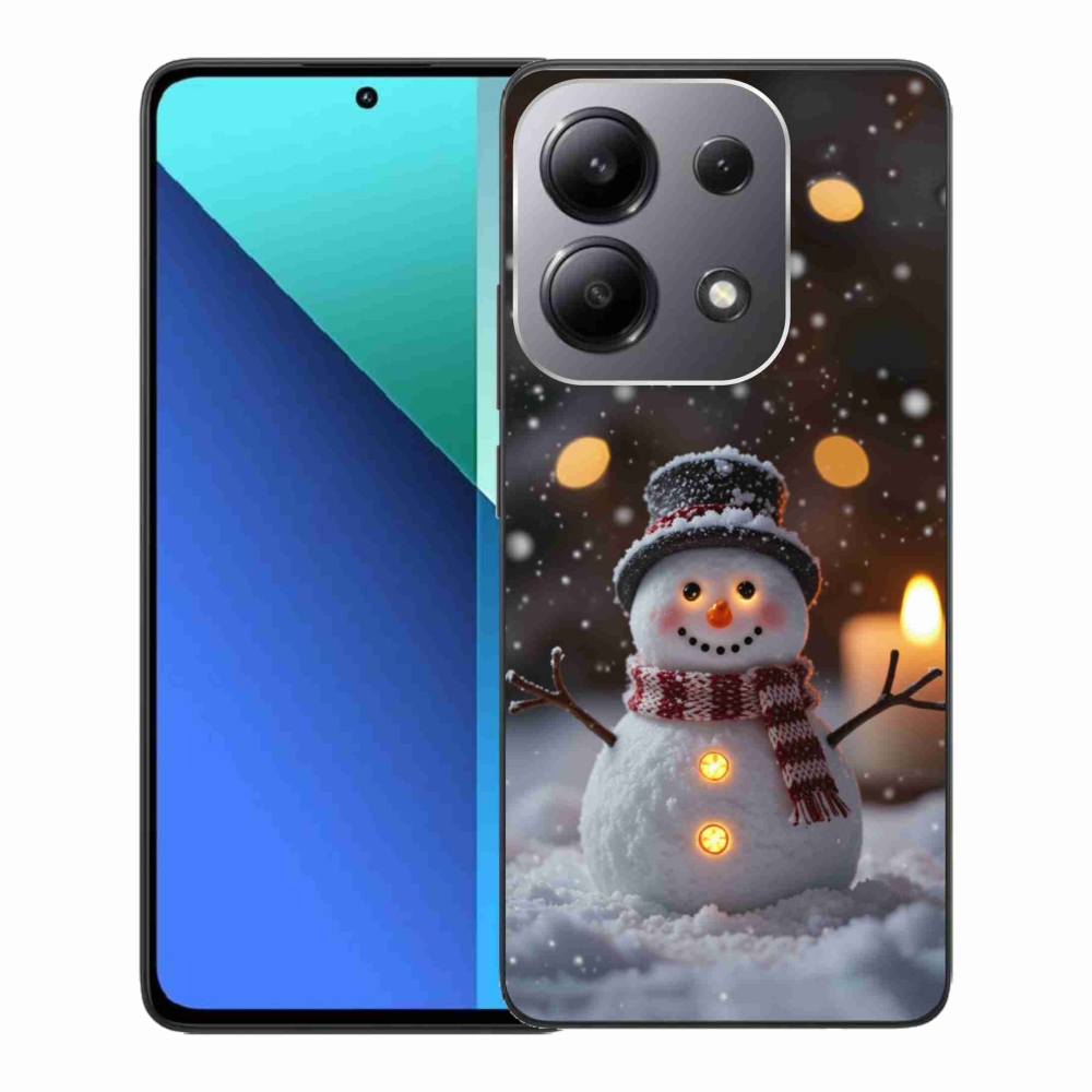 Gélový kryt mmCase na Xiaomi Redmi Note 13 - veselý snehuliak