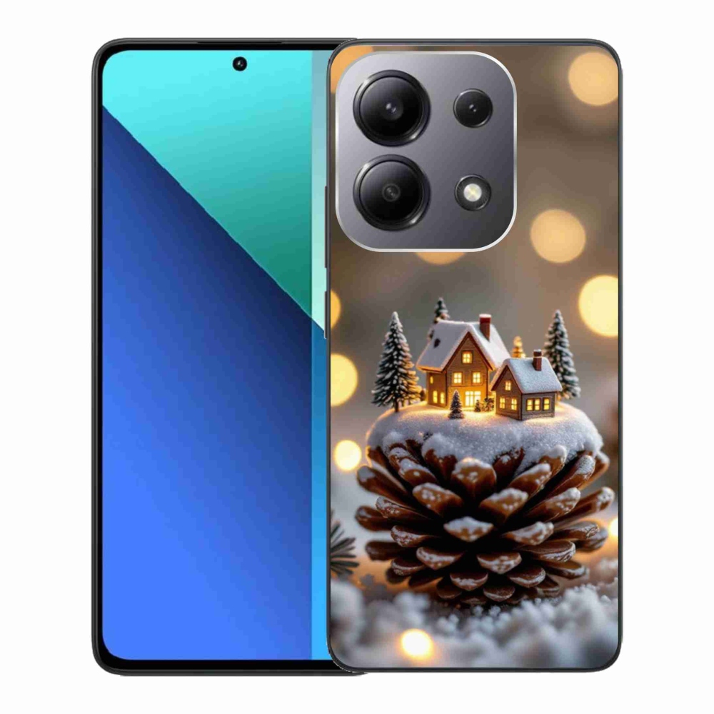 Gélový kryt mmCase na Xiaomi Redmi Note 13 - zimná dedinka