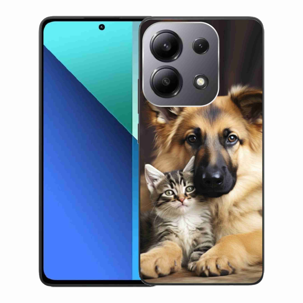 Gélový kryt mmCase na Xiaomi Redmi Note 13 - zvieracie priateľstvo