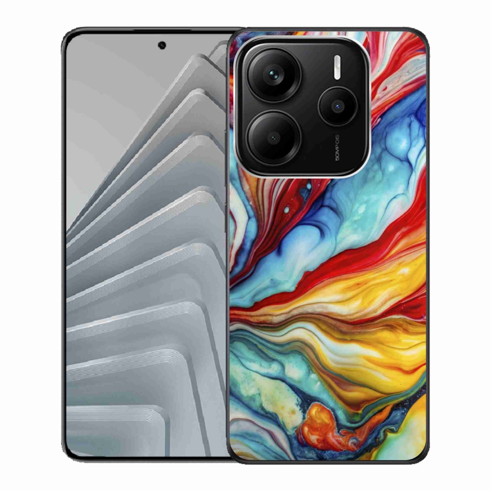 Gélový kryt mmCase na Xiaomi Redmi Note 14 5G - abstraktný motív 58