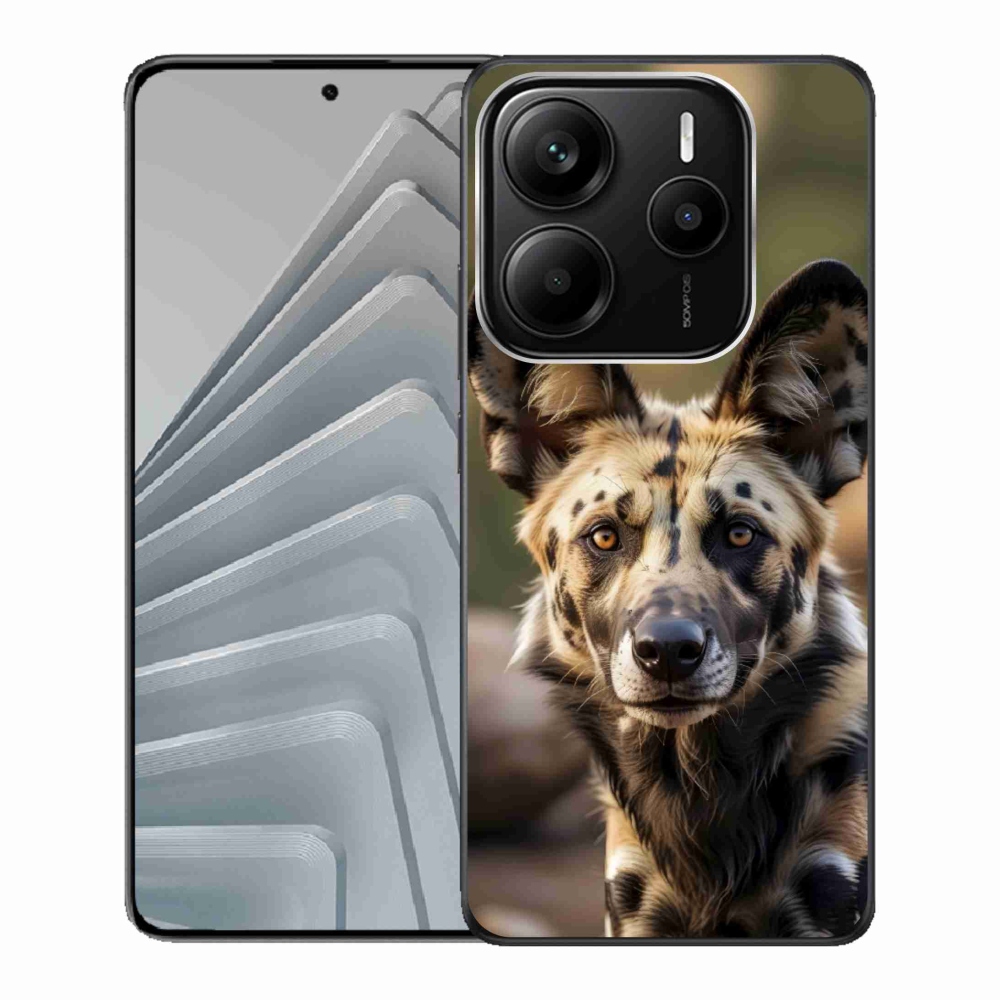 Gélový kryt mmCase na Xiaomi Redmi Note 14 5G - africký divoký pes