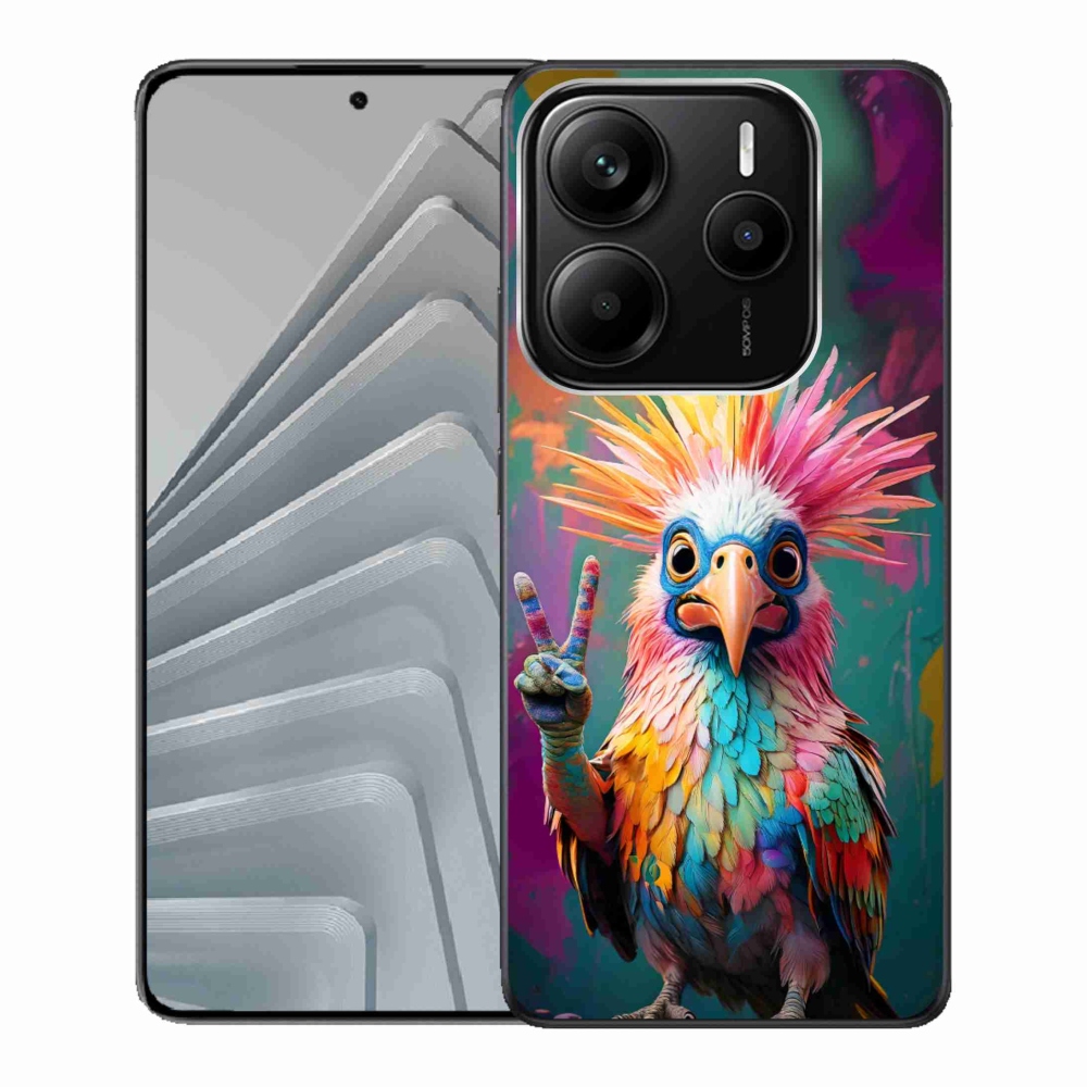 Gélový kryt mmCase na Xiaomi Redmi Note 14 5G - farebný rebel