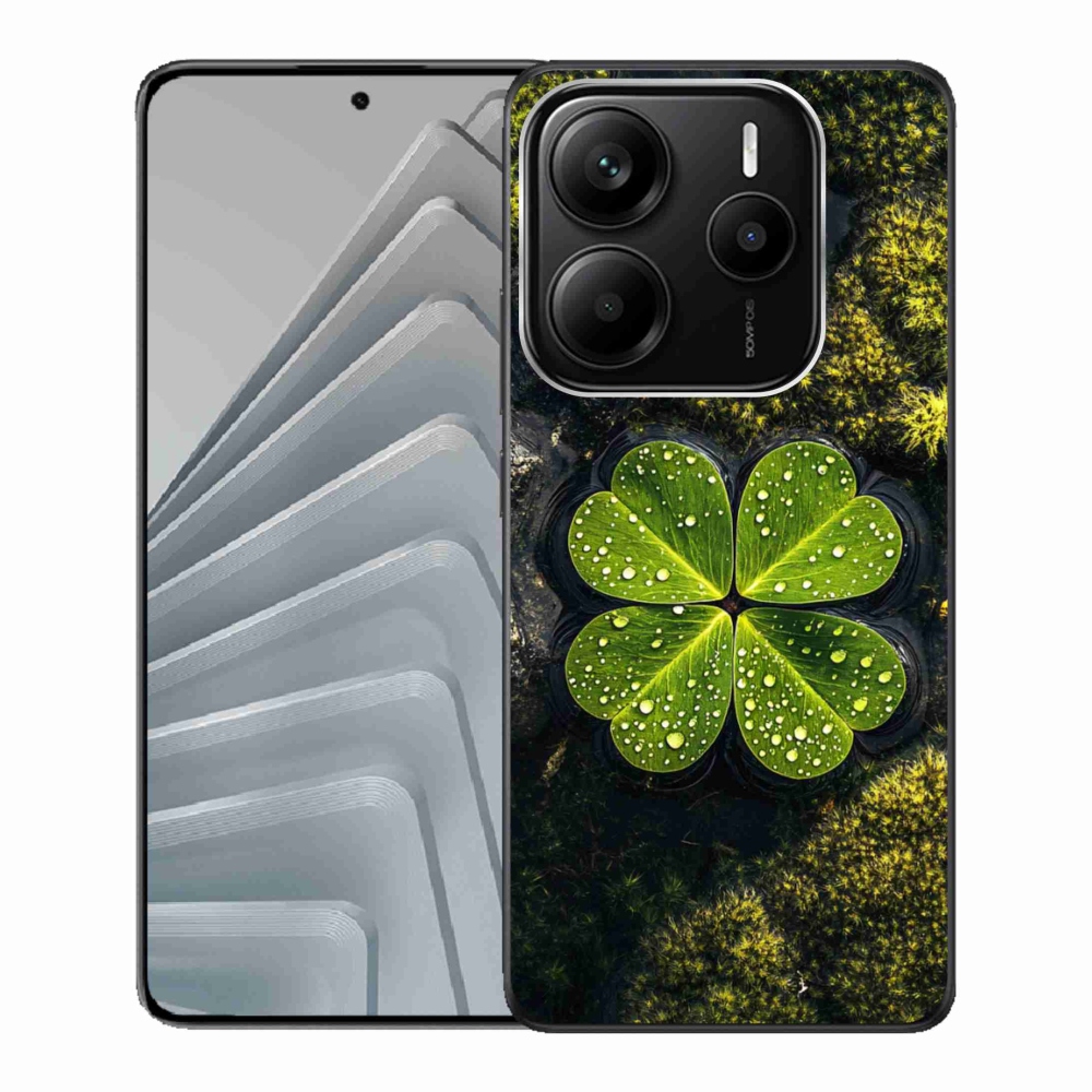 Gélový kryt mmCase na Xiaomi Redmi Note 14 5G - štvorlístok