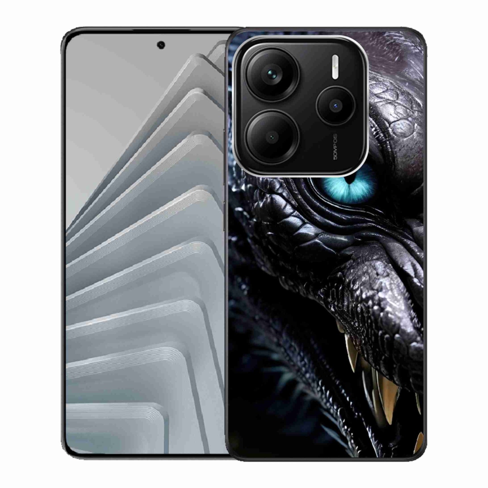 Gélový kryt mmCase na Xiaomi Redmi Note 14 5G - dračí pohľad