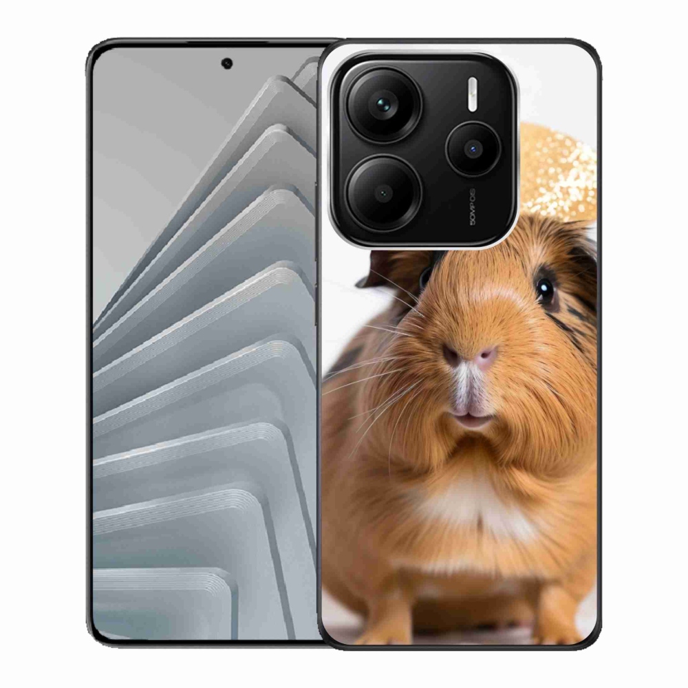 Gélový kryt mmCase na Xiaomi Redmi Note 14 5G - hnedé morča