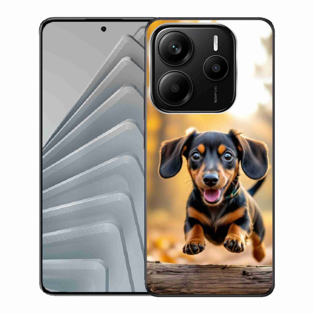 Gélový kryt mmCase na Xiaomi Redmi Note 14 5G - jazvečík 2
