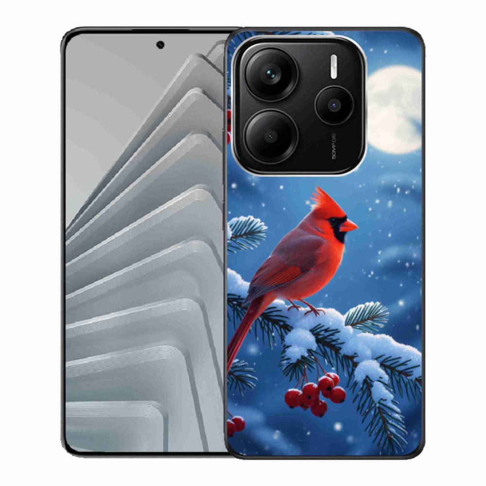 Gélový kryt mmCase na Xiaomi Redmi Note 14 5G - kardinál červený