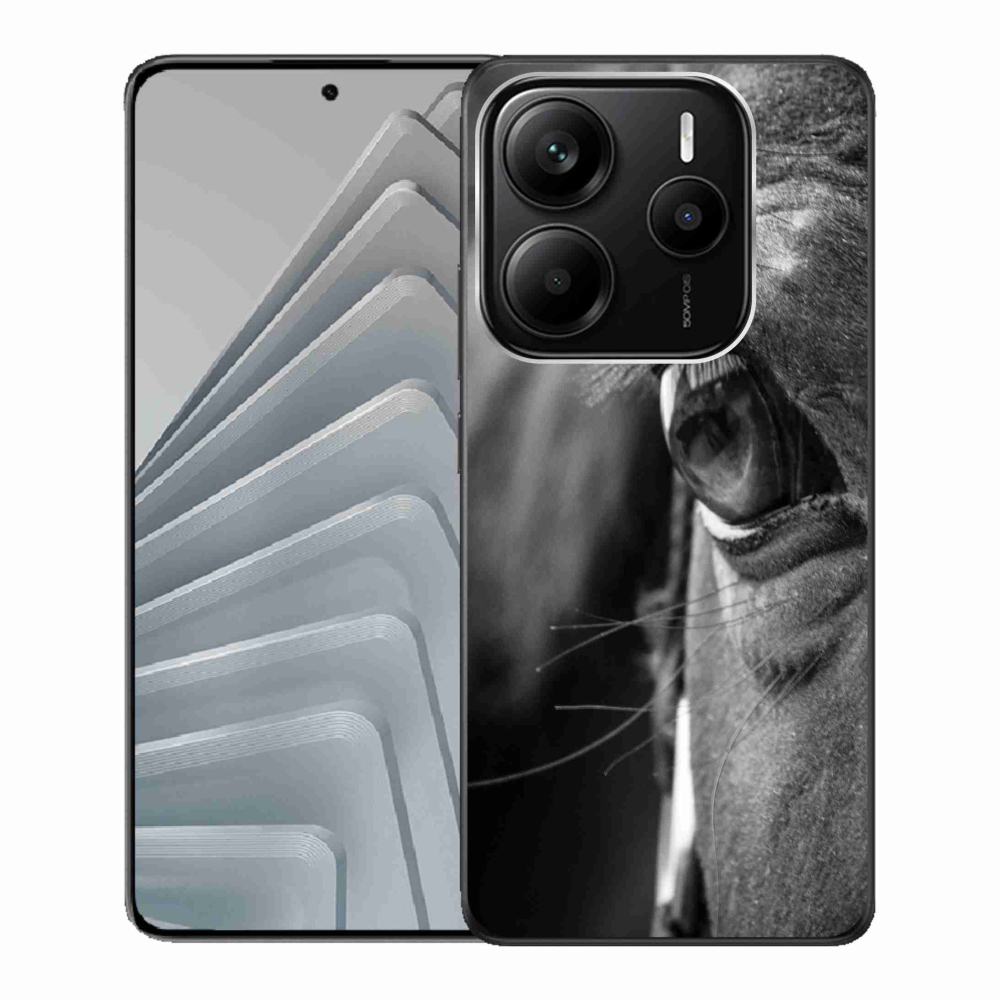Gélový kryt mmCase na Xiaomi Redmi Note 14 5G - konský pohľad