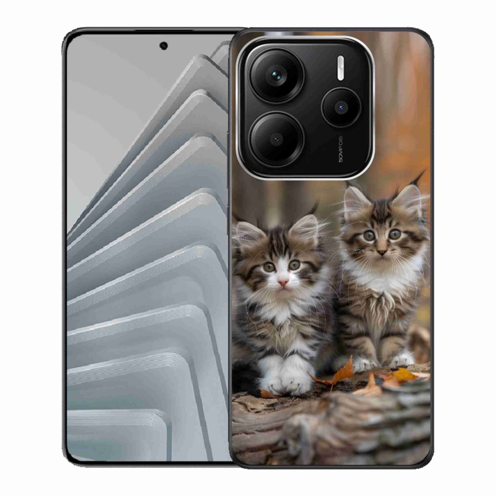 Gélový kryt mmCase na Xiaomi Redmi Note 14 5G - mačacie duo 3